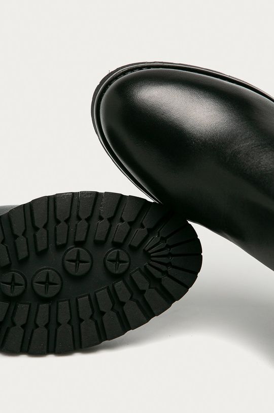 čierna Answear - Kožené členkové topánky Answear Lab