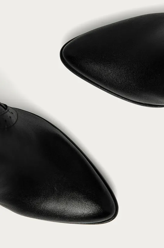 чёрный Answear - Кожаные полусапоги Answear Lab