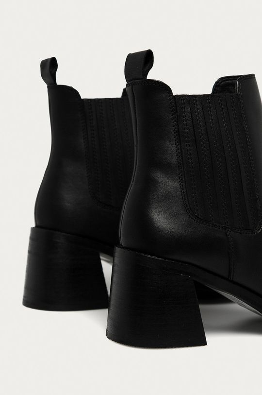 Answear - Kožené kotníkové boty Answear Lab černá