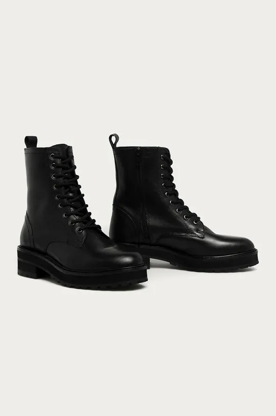 Answear - Шкіряні черевики Answear Lab чорний