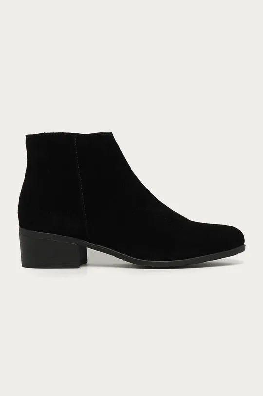 čierna Answear Lab - Semišové topánky Dámsky
