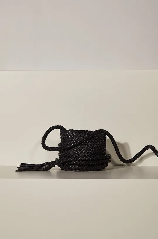 чёрный Answear - Кожаный ремень Answear Lab Женский