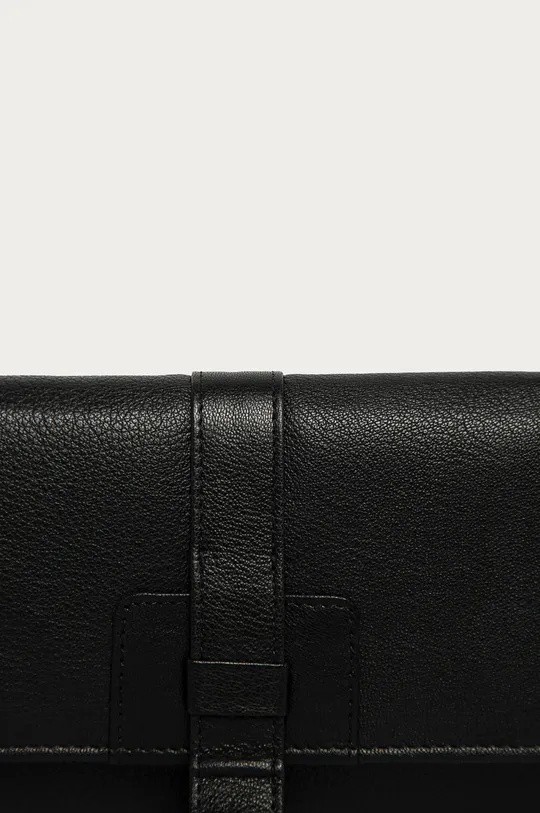 Answear Lab - Kožená peňaženka čierna