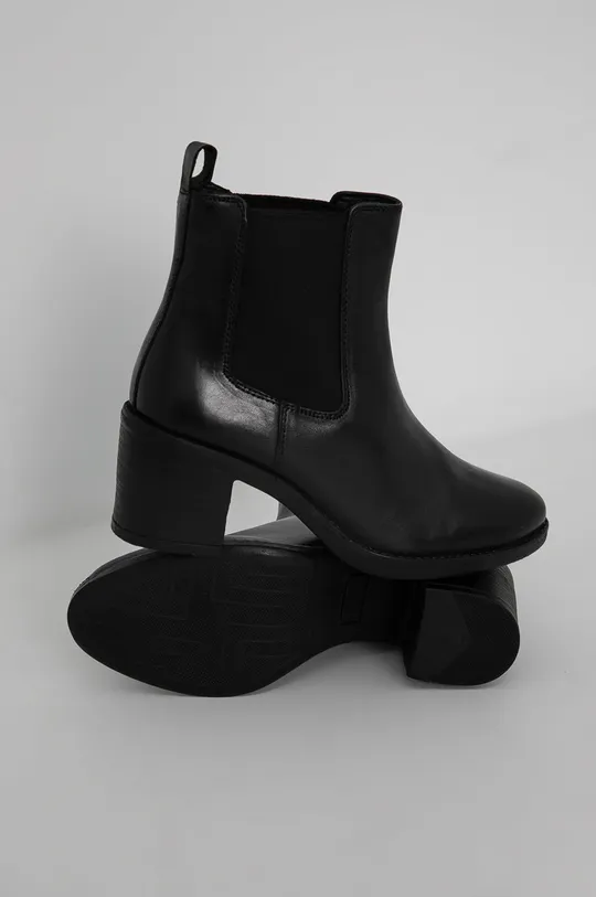 čierna Kožené topánky Chelsea Answear Lab