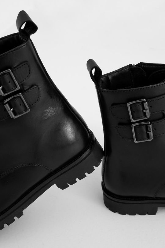 Kožené kotníkové boty Answear Lab  Svršek: Přírodní kůže Vnitřek: Umělá hmota, Textilní materiál Podrážka: Umělá hmota