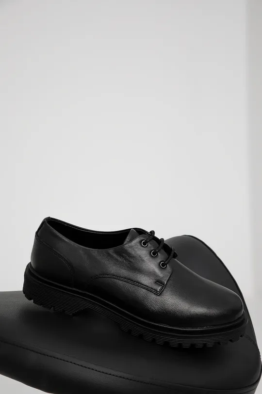 crna Kožne cipele Answear Lab Ženski