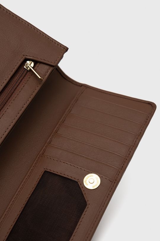 hnedá Kožená peňaženka Answear Lab