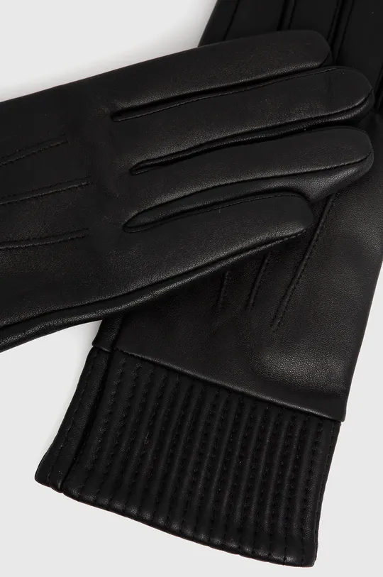 Kožne rukavice Answear Lab crna