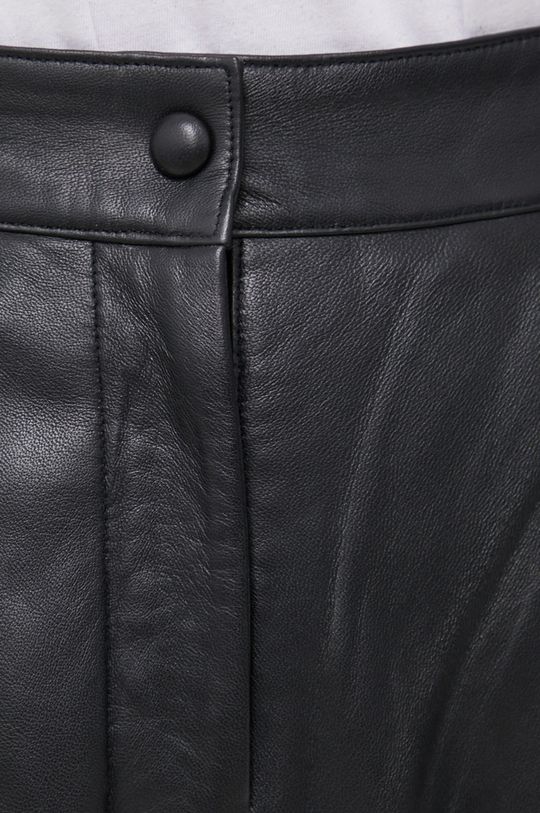 czarny Answear Lab spodnie skórzane answear.LAB X kolekcja limitowana NO SHAME