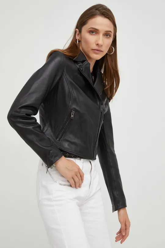 μαύρο Δερμάτινο jacket Answear Lab  X limited collection SISTERHOOD