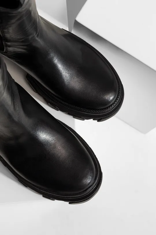 Kožené topánky chelsea Answear Lab  Zvršok: Prírodná koža Vnútro: Textil, Prírodná koža Podrážka: Syntetická látka