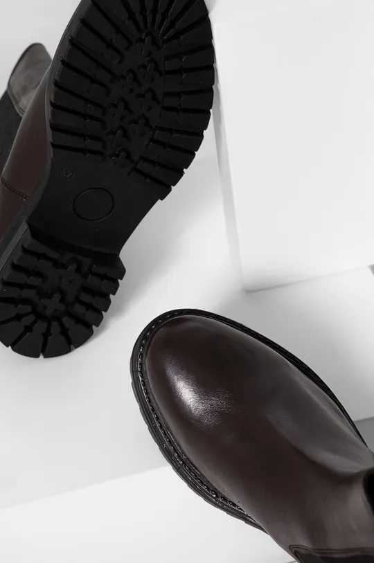 коричневий Шкіряні черевики Answear Lab