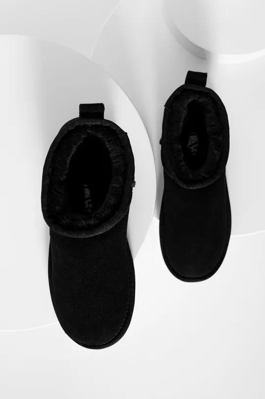 Cipele za snijeg od brušene kože Answear Lab  Vanjski dio: Brušena koža Unutrašnji dio: Tekstilni materijal Potplat: Sintetički materijal