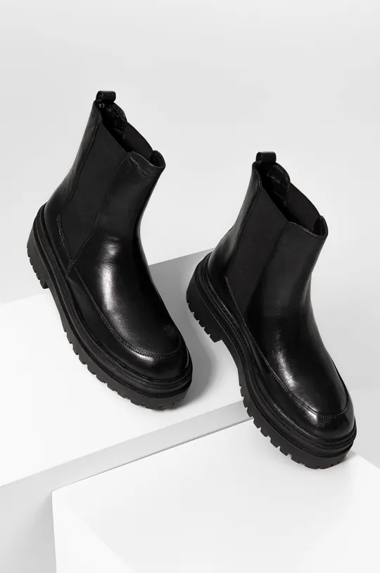 μαύρο Σουέτ μπότες τσέλσι Answear Lab Γυναικεία
