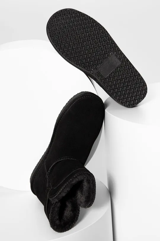 Замшевые сапоги Answear Lab чёрный