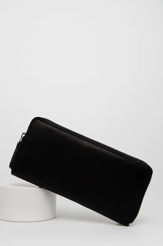 črna Usnjena denarnica Answear Lab Ženski