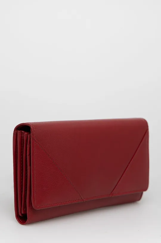 Δερμάτινο πορτοφόλι Answear Lab κόκκινο