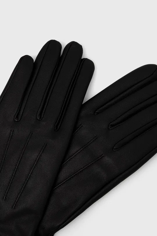Шкіряні рукавички Answear Lab чорний