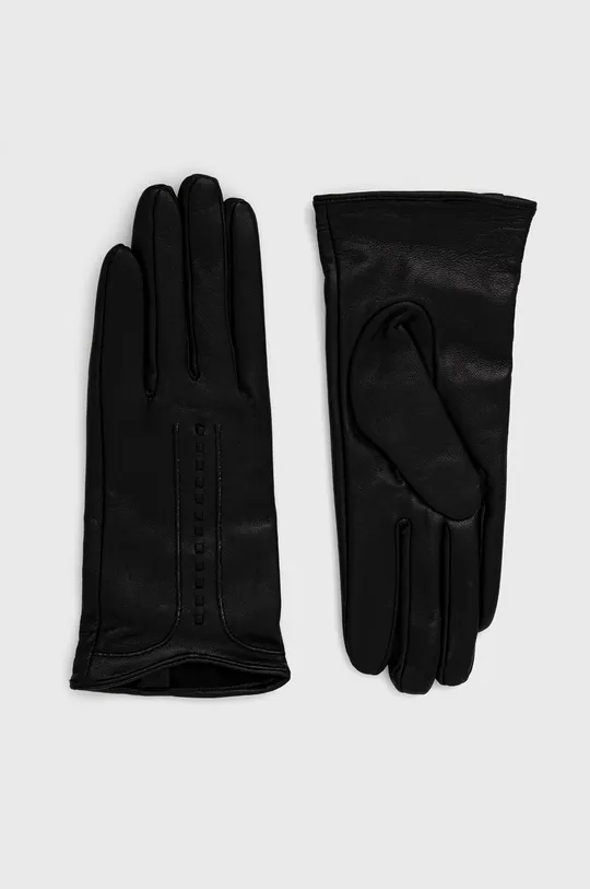 črna Usnjene rokavice Answear Lab Ženski
