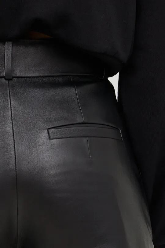 μαύρο Δερμάτινο παντελόνι Answear Lab
