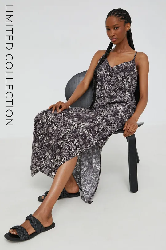 чорний Сукня Answear Lab X Лімітована колекція BE BRAVE Жіночий