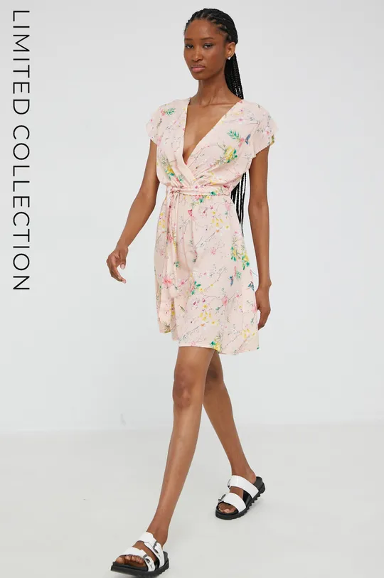 ροζ Φόρεμα Answear Lab X limited festival collection BE BRAVE Γυναικεία