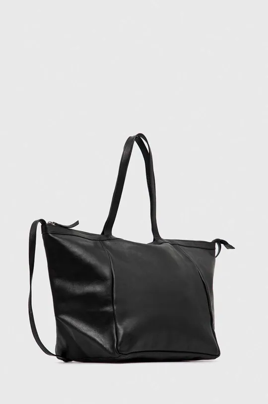 Δερμάτινη τσάντα Answear Lab  X limited collection SISTERHOOD μαύρο