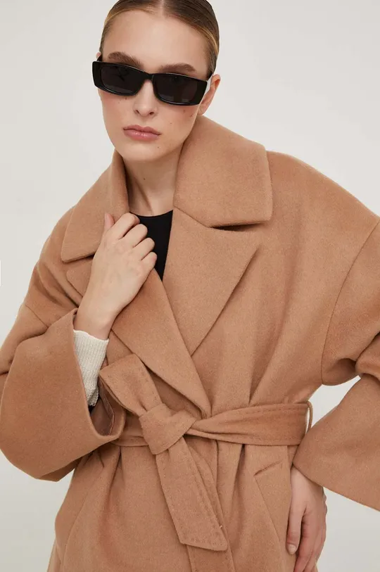 коричневий Вовняне пальто Answear Lab Жіночий