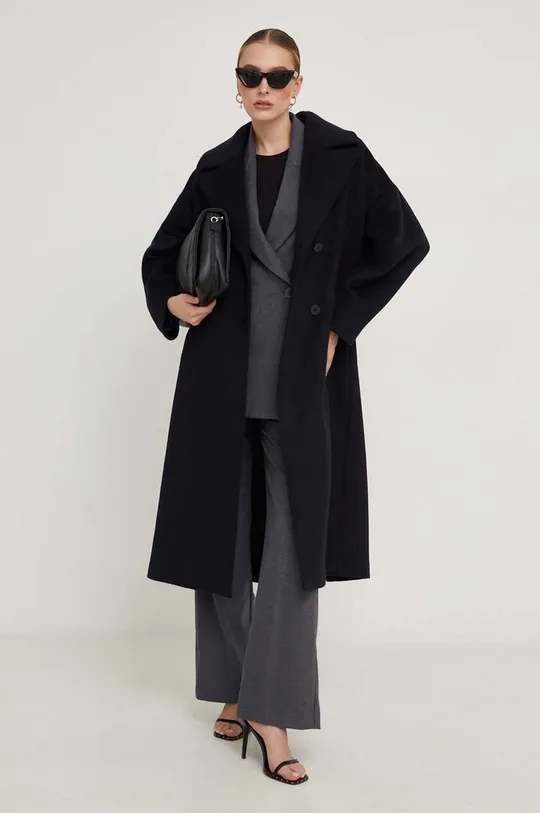 nero Answear Lab cappotto in lana Donna