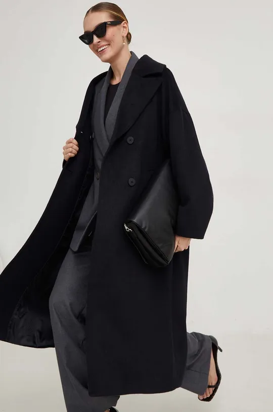 чёрный Шерстяное пальто Answear Lab