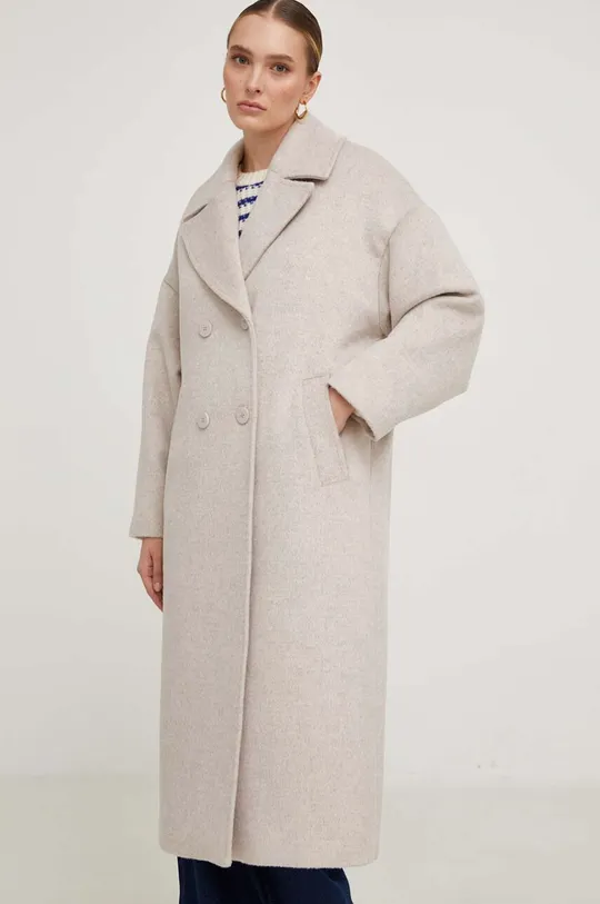 Вовняне пальто Answear Lab <p>50% Поліестер, 50% Вовна</p>