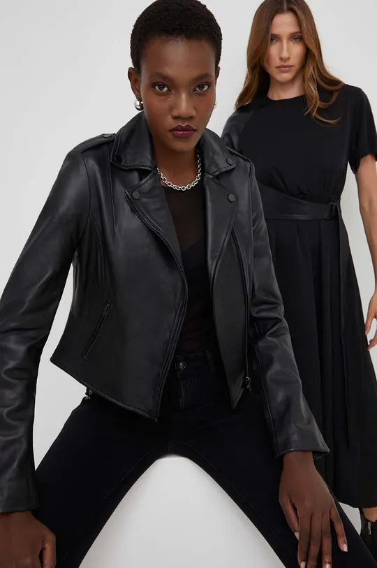 μαύρο Δερμάτινο jacket Answear Lab X limited collection NO SHAME Γυναικεία