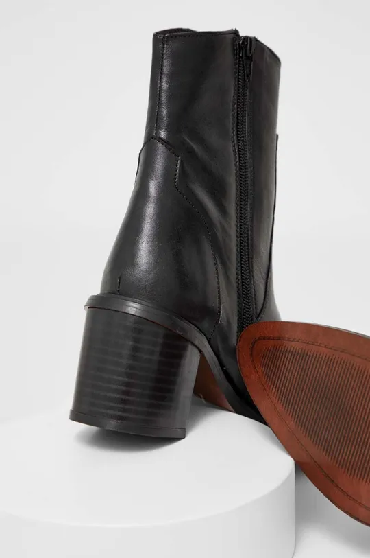 Kožené členkové topánky Answear Lab X limitovaná kolekcia NO SHAME Zvršok: Prírodná koža Vnútro: Textil, Prírodná koža Podrážka: Syntetická látka