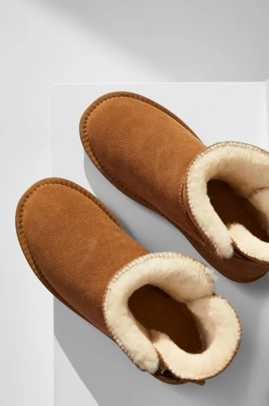 Čizme za snijeg od brušene kože Answear Lab Vanjski dio: Brušena koža Unutrašnji dio: Tekstilni materijal Potplat: Sintetički materijal