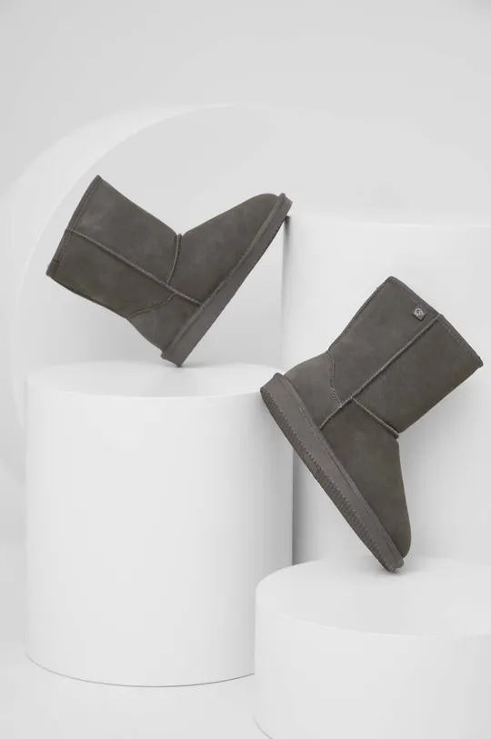 siva Čizme za snijeg od brušene kože Answear Lab Ženski