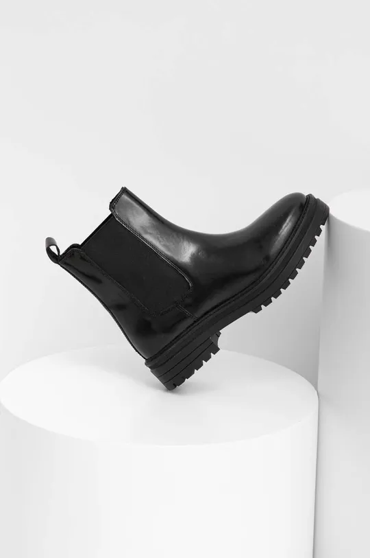 čierna Kožené topánky chelsea Answear Lab Dámsky