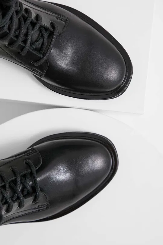 μαύρο Δερμάτινες μπότες Answear Lab