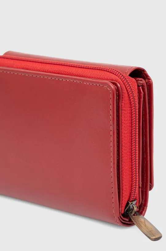 Δερμάτινο πορτοφόλι Answear Lab κόκκινο