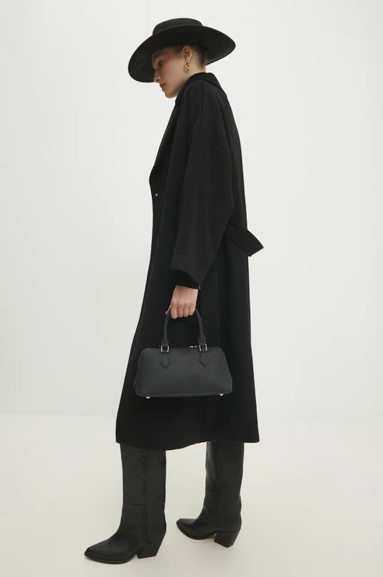 Answear Lab cappotto in lana WA23..KPD009 nero