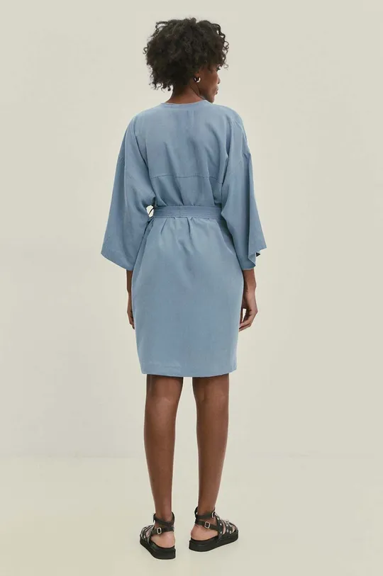Φόρεμα με λινό Answear Lab 95% Lyocell, 5% Λινάρι