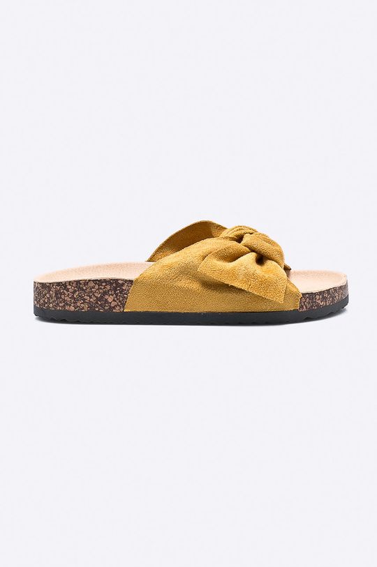 žltá Answear - Šľapky Ideal Shoes Dámsky