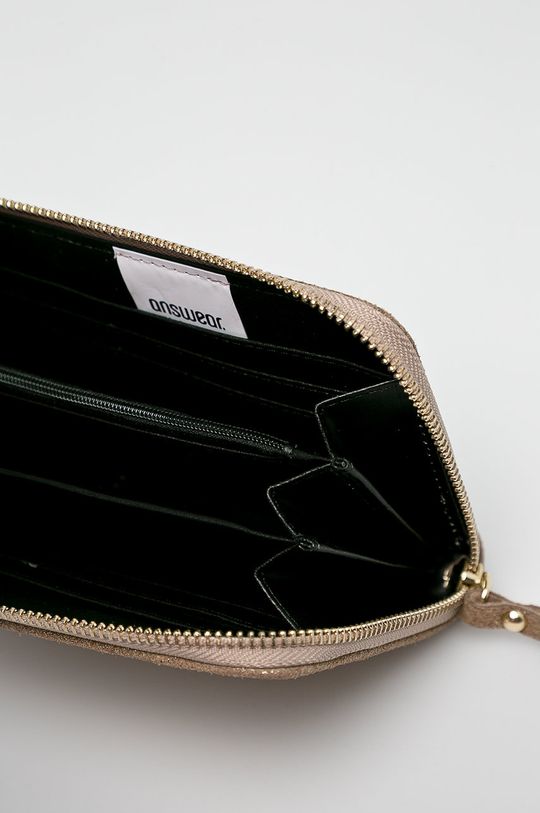 zlatá Answear - Kožená peňaženka Doriane