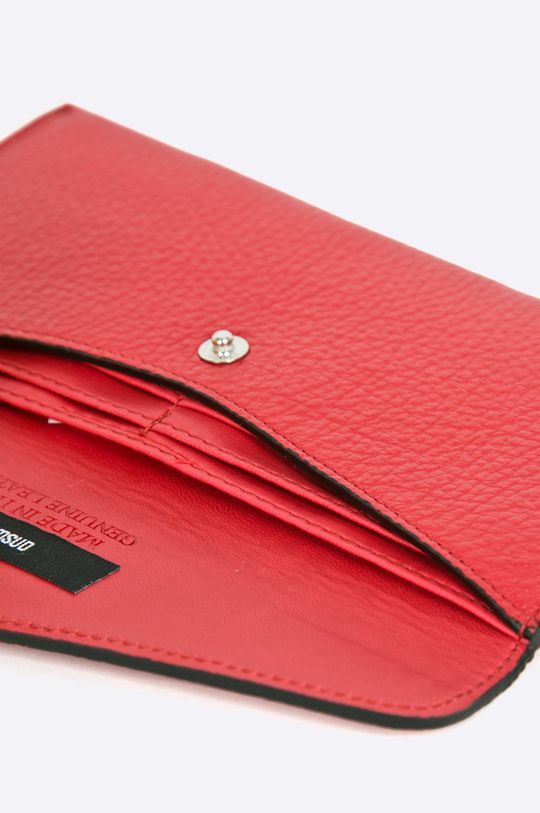 červená Answear - Kožená peňaženka