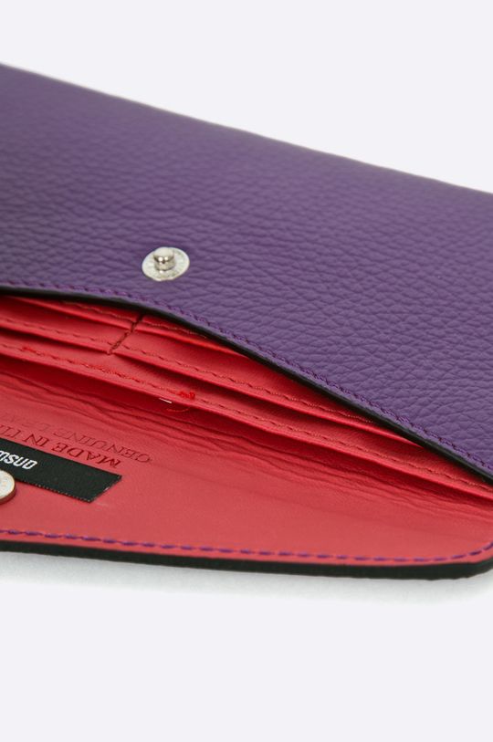 fialová Answear - Kožená peňaženka