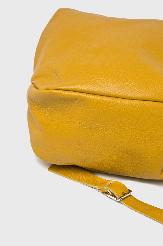 žltá Answear - Kožený ruksak Stripes Vibes