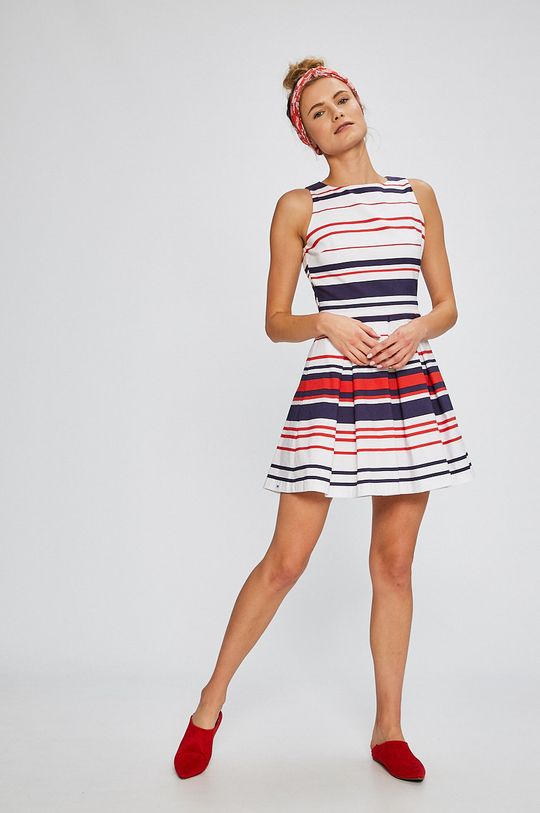 Answear - Šaty Stripes Vibes viacfarebná