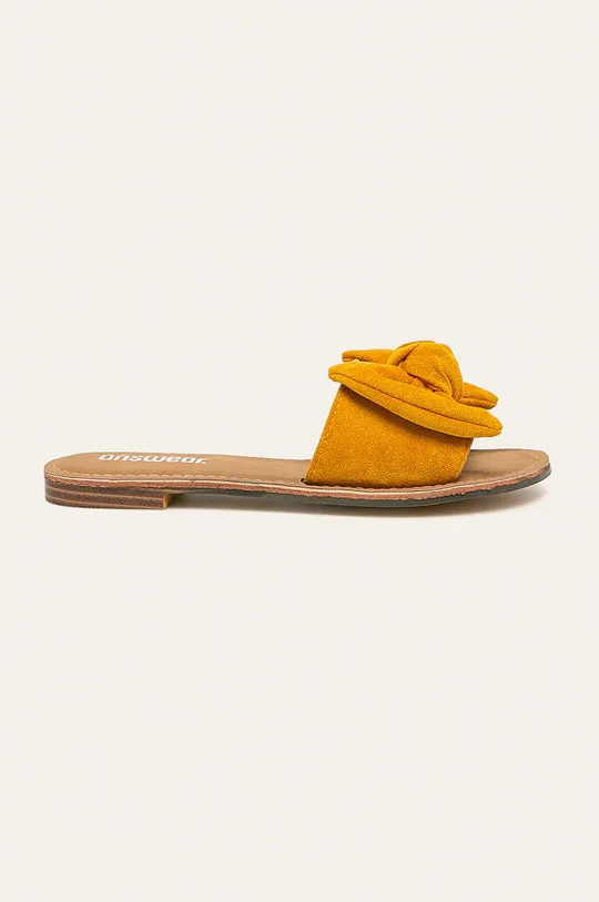 sárga Answear - Papucs cipő Női
