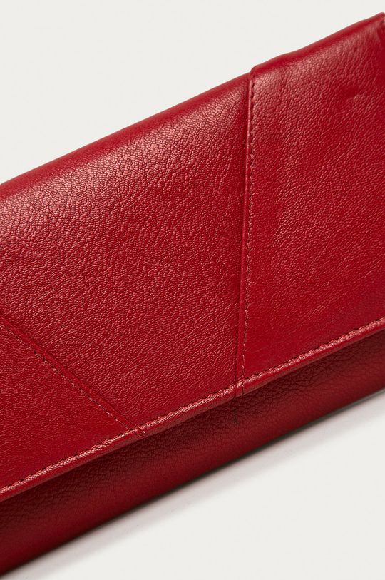 Answear Lab - Kožená peněženka červená