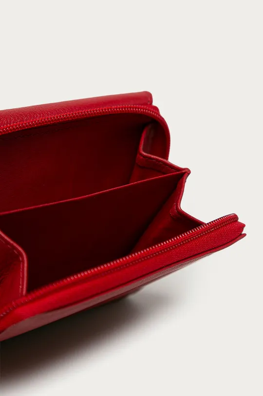 Answear Lab - Kožená peňaženka červená