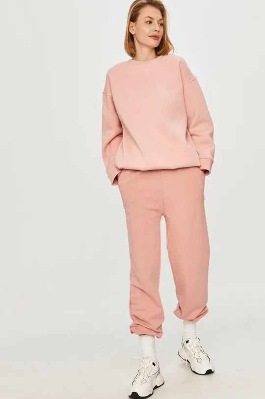 pastelově růžová Answear Lab - Kalhoty